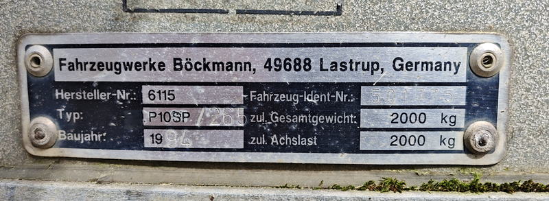 Böckmann Pferdeanhänger Detail