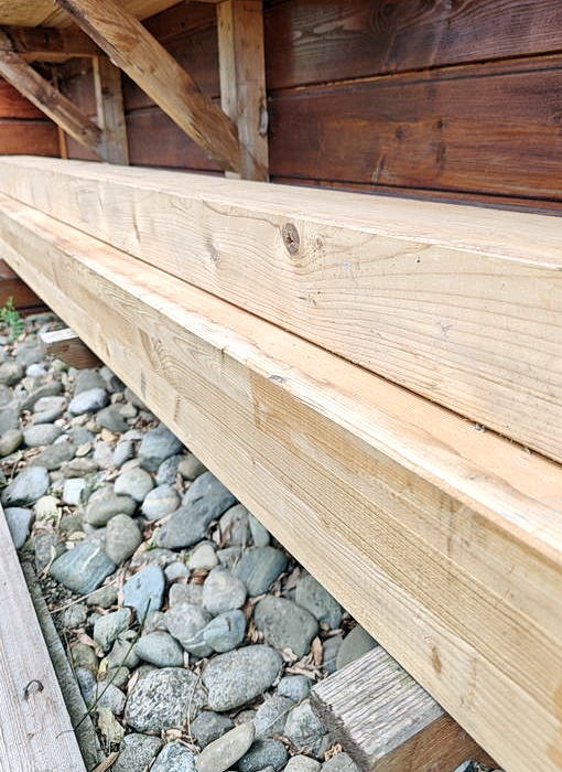 Leimbinder Balken aus Fichtenholz 10x14x300cm