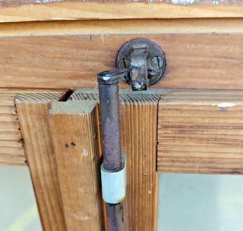 Detail altes Holzfenster