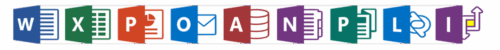 MS Software Logos für Officepaket